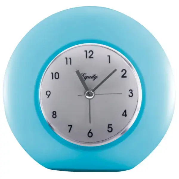 25300B Blue Quartz Analog Frosted Alarm
