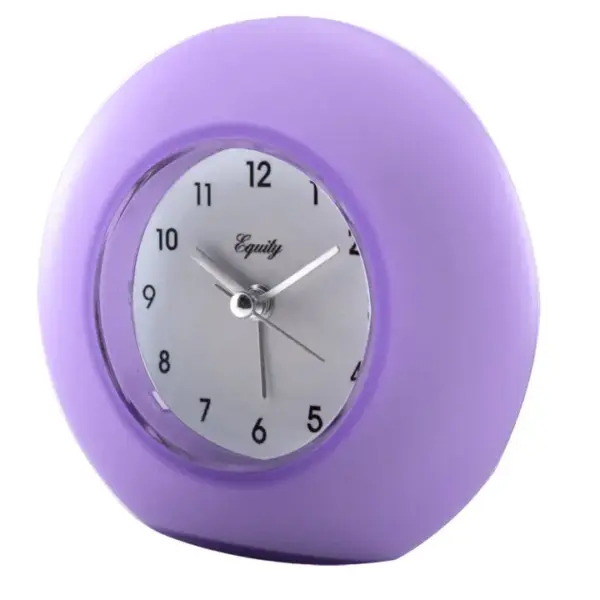 25300P Purple Quartz Analog Frosted Alarm - Image 2