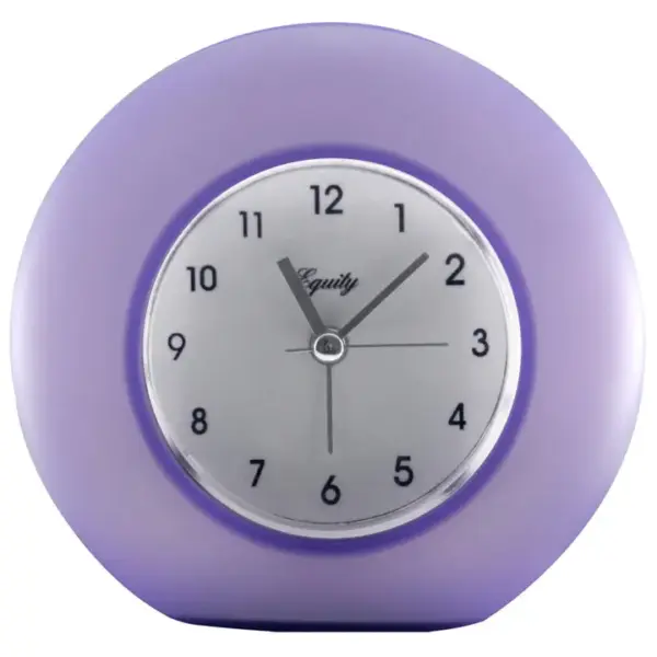 25300P Purple Quartz Analog Frosted Alarm