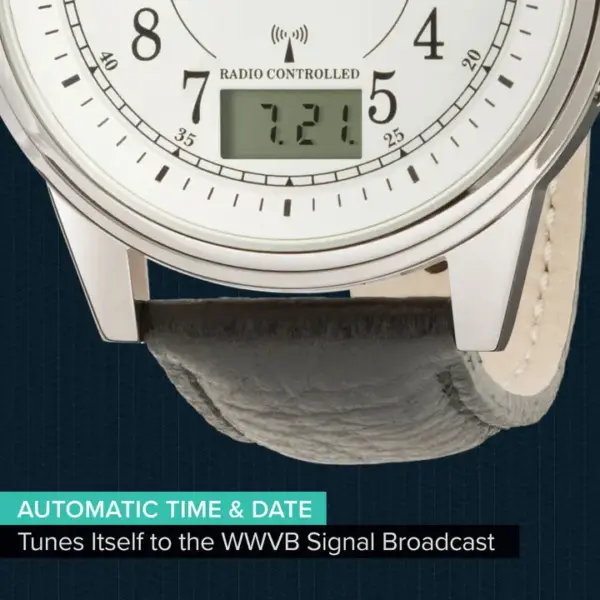 EH-23SA E Howard Stainless Steel Atomic Watch - Image 2