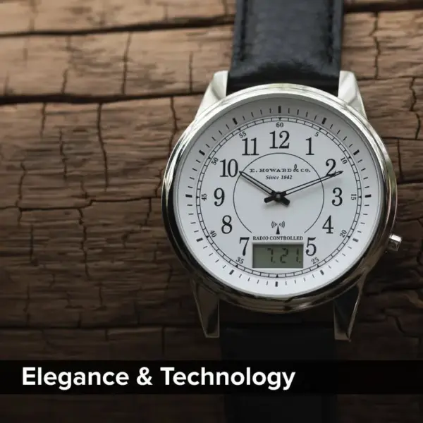 EH-23SA E Howard Stainless Steel Atomic Watch - Image 3
